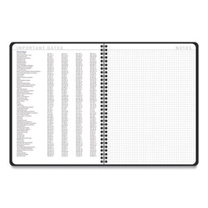 Contemporary Lite Weekly-monthly Planner, 11 X 8.25, Black, 2022