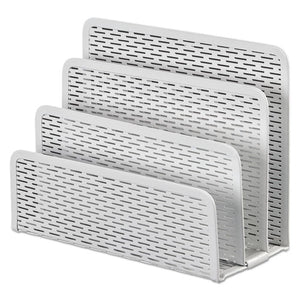 ESAOPART20003WH - Urban Collection Punched Metal Letter Sorter, 6 1-2 X 3 1-4 X 5 1-2, White