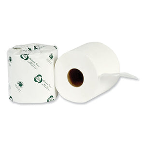 Recycled Two-ply Standard Toilet Paper, Septic Safe, White, 4.25" Wide, 500 Sheets-roll, 80 Rolls-carton