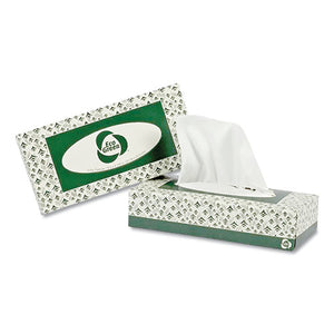 Recycled Two-ply Facial Tissue, White, 150 Sheets-box, 20 Boxes-carton