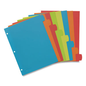 Big Tab Write And Erase Durable Plastic Dividers, 8-tab, Letter, Assorted, 1 Set