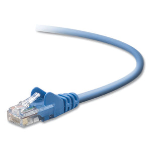 Cat5e Snagless Patch Cable, Rj45 Connectors, 1 Ft, Blue