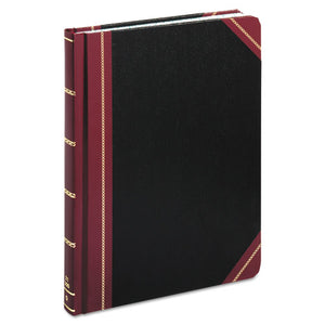 ESBOR21300R - Columnar Accounting Book, Record Rule, Black Cover, 300 Pages, 8 1-8 X 10 3-8