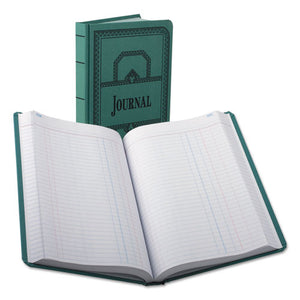 ESBOR66500J - Record-account Book, Journal Rule, Blue, 500 Pages, 12 1-8 X 7 5-8