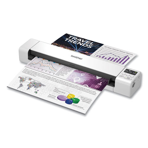 Brother DS-940DW Duplex And Wireless Compact Mobile Document Scanner Fiche Technique Et Prix Au Maroc