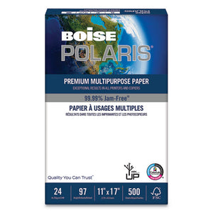 ESCASBPL0117 - Polaris Premium Laser Paper, 96 Bright, 24lb, 11 X 17, White, 500 Sheets