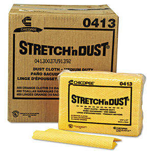 ESCHI0413 - Stretch 'n Dust Cloths, 12 3-5 X 17, Yellow, 400-carton