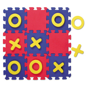 ESCKC4392 - WONDERFOAM EARLY LEARNING, TIC TAC TOE PUZZLE MAT, AGES 3 AND UP