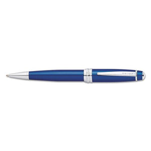 ESCRO045212 - Bailey Ballpoint Pen, Black Ink, Blue Barrel, Medium