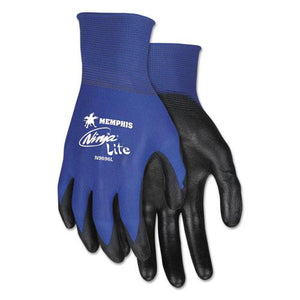 ESCRWN9696XL - Ultra Tech Tactile Dexterity Work Gloves, Blue-black, X-Large, 1 Dozen