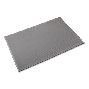 ESCWNFL3610GY - Ribbed Anti-Fatigue Mat, Vinyl, 36 X 120, Gray