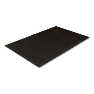 ESCWNFL3660BK - Ribbed Vinyl Anti-Fatigue Mat, 36 X 60, Black