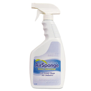 ESDEL10132CT - Sponge Odor Absorber Spray, Fragrance Free, 22 Oz Spray Bottle, 12-carton