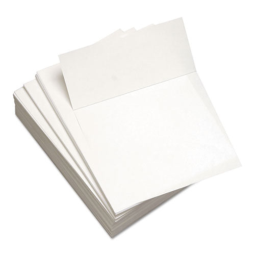 ESDMR451032 - Custom Cut-Sheet Copy Paper, 24 Lb, 8.5x11, White, Perfed 3 2-3" From Bottom,1rm