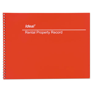 ESDOMM2512 - Rental Property Record Book, 8 1-2 X 11, 60-Page Wirebound Book