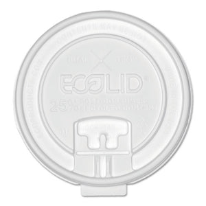 ESECOEPHCLDTRN20 - 25% Recy Content Dual-Temp Lk Tab Lid W-straw Slot, 20oz Insul, 50-pk, 12 Pk-ct