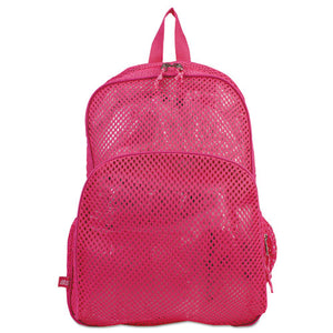 ESEST113960BJENR - Mesh Backpack, 12 X 5 X 18, Pink