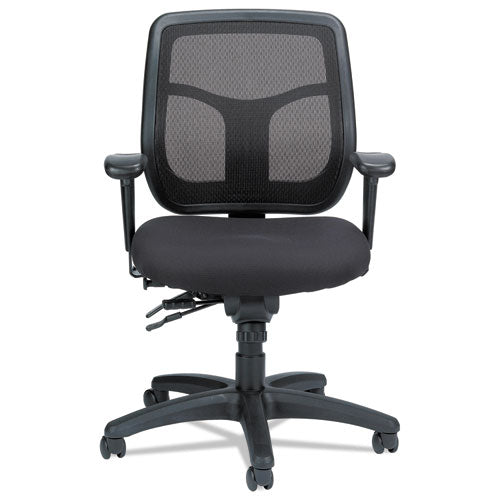 ESEUTMFT945SL - Apollo Multi-Function Mesh Task Chair, Silver Fabric Seat-silver Mesh Back