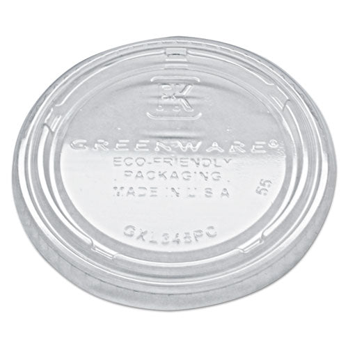 ESFABXL345PC - Portion Cup Lids, Fits 3.25-5.5oz Cups, Clear, 2500-carton