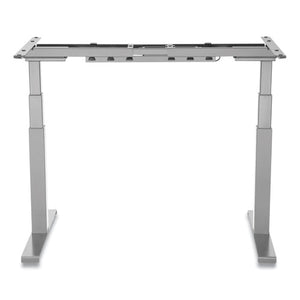 Cambio Height Adjustable Desk Base (base Only), 72w X 30d X 50.25h, Silver