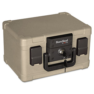 ESFIRSS102 - FIRE AND WATERPROOF CHEST, 0.15 CU. FT., 12 1-5W X 9 4-5D X 7 3-10H, TAUPE