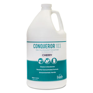 ESFRS1WBCHCT - Conqueror 103 Odor Counteractant Concentrate, Cherry, 1 Gal Bottle, 4-carton