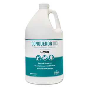 ESFRS1WBLE - Conqueror 103 Odor Counteractant Concentrate, Lemon, 1 Gal Bottle, 4-carton