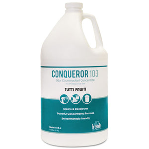ESFRS1WBTU - Conqueror 103 Odor Counteractant Concentrate, Tutti-Frutti, 1 Gal Bottle, 4-ct