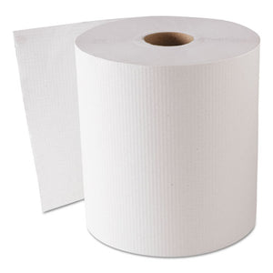 ESGEN1820 - Hardwound Roll Towels, White, 8" X 800 Ft, 6 Rolls-carton