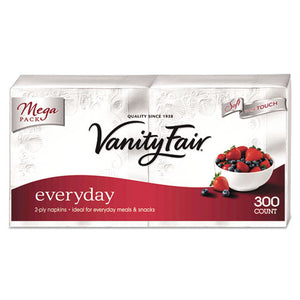 ESGPC3550314 - Vanity Fair Everyday Dinner Napkins, 2-Ply, White, 300-pack