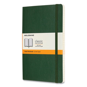 Classic Softcover Notebook, Wide Rule, Myrtle Green Cover, 5 X 8.25, 96 Sheets