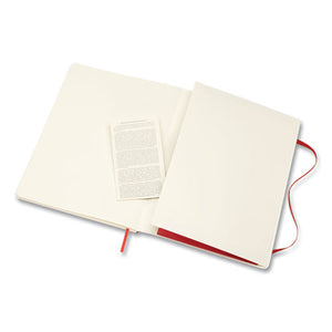 Classic Softcover Notebook, Quadrille (dot Grid) Rule, Scarlet Red Cover, 10 X 7.5, 80 Sheets