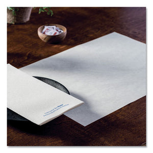 Solid Color Embossed Straight Edge Placemats, 10 X 14, White, 1,000-carton