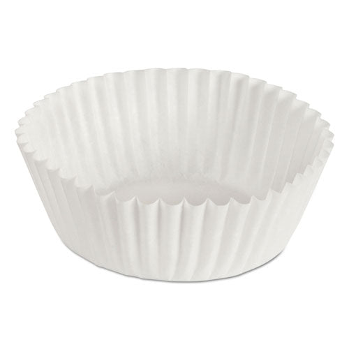 ESHFM610020 - Fluted Bake Cups, 1 1-8" X 1 1-8" X 1 3-4", White, 500-pack, 20 Packs-carton