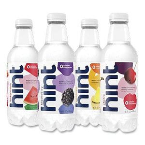 Flavored Water Variety Pack, 3 Blackberry, 3 Cherry, 3 Pineapple, 3 Watermelon, 16 Oz Bottle, 12 Bottles-carton