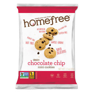 ESHMF01873 - Gluten Free Chocolate Chip Mini Cookies, 1.1 Oz Pack, 30-carton
