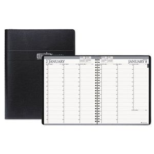 ESHOD27202 - RECYCLED PROFESSIONAL WEEKLY PLANNER, 15-MIN APPOINTMENTS, 8.5 X 11, BLACK, 2019