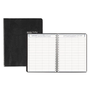 ESHOD28102 - EIGHT-PERSON GROUP PRACTICE DAILY APPOINTMENT BOOK, 8 1-2 X 11, BLACK, 2019