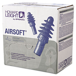 ESHOWDPAS30W - Dpas-30w Airsoft Multiple-Use Earplugs, 27nrr, White Nylon Cord, Be, 100 Pairs