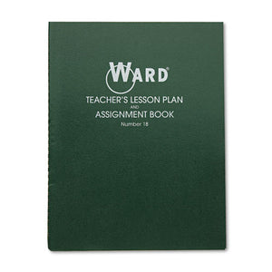 ESHUB18 - Lesson Plan Book, Wirebound, 8 Class Periods-day, 11 X 8-1-2, 100 Pages, Green