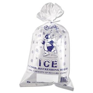 ESIBSIC1120 - Ice Bag, 11 X 20, 8lb Capacity, 1.5mil, Clear-blue, 1000-carton