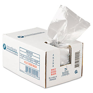 ESIBSPB040208 - Get Reddi Food & Poly Bag, 4 X 2 X 8, 16oz, .68mil, Clear, 1000-carton