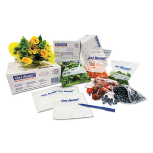 ESIBSPB080315 - Get Reddi Food & Poly Bag, 8 X 3 X 15, 4.5-Quart, 0.68 Mil, Clear, 1000-carton