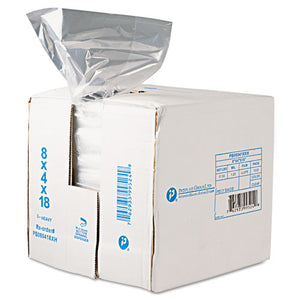 ESIBSPB080418R - Get Reddi Food & Poly Bag, 8 X 4 X 18, 8-Quart, 0.68 Mil, Clear, 1000-carton