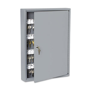 Locking Key Cabinet, 100-key, Steel, Gray, 16 1-2 X 3 X 22 1-2