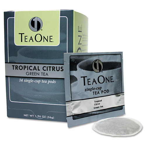 ESJAV20700 - Tea Pods, Tropical Citrus Green, 14-box