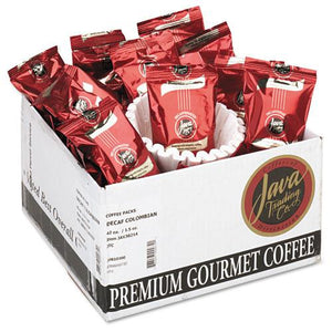ESJAV302142 - Coffee Portion Packs, 1.5oz Packs, Colombian Decaf, 42-carton