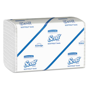 ESKCC01960 - Scottfold Paper Towels, 7 4-5 X 12 2-5, White, 175 Towels-pack, 25 Packs-carton