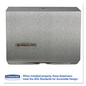 ESKCC09216 - Windows Scottfold Compact Towel Dispenser, 10 3-5 X 9 X 4 3-4, Stainless Steel