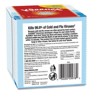 Anti-viral Facial Tissue, 3-ply, White, 60 Sheets-box, 27 Boxes-carton